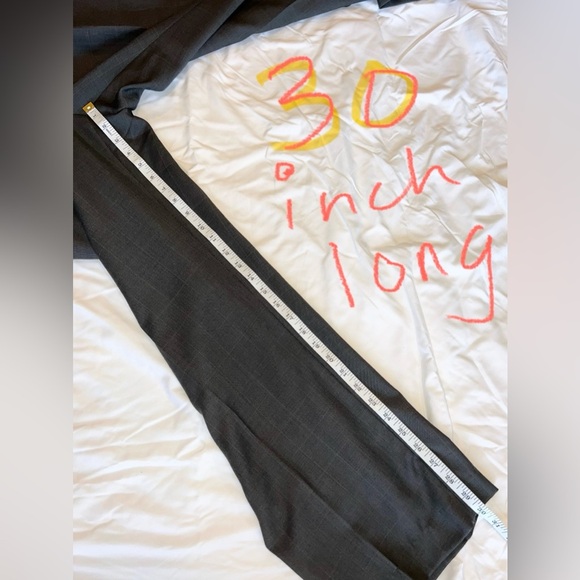 Mens Jo S A Bank 2B Signature Suit Brown Plaid w/Rust Deco Size 46R Pants 38x30 - Picture 11 of 16